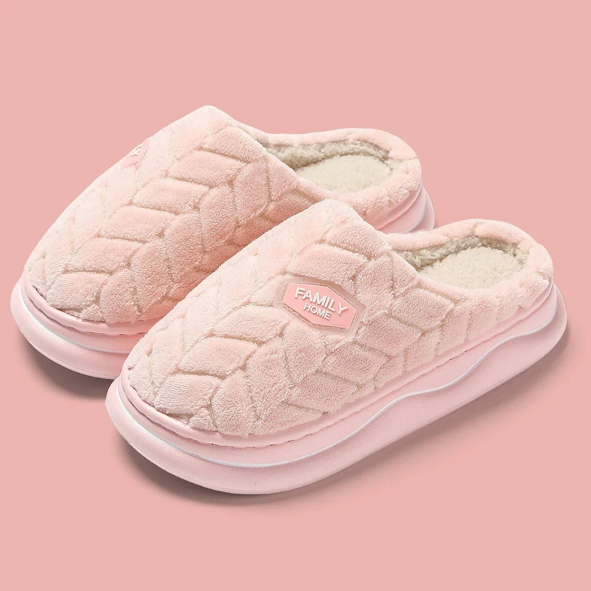 Pantoufles Femme Hiver Rose / 36-37