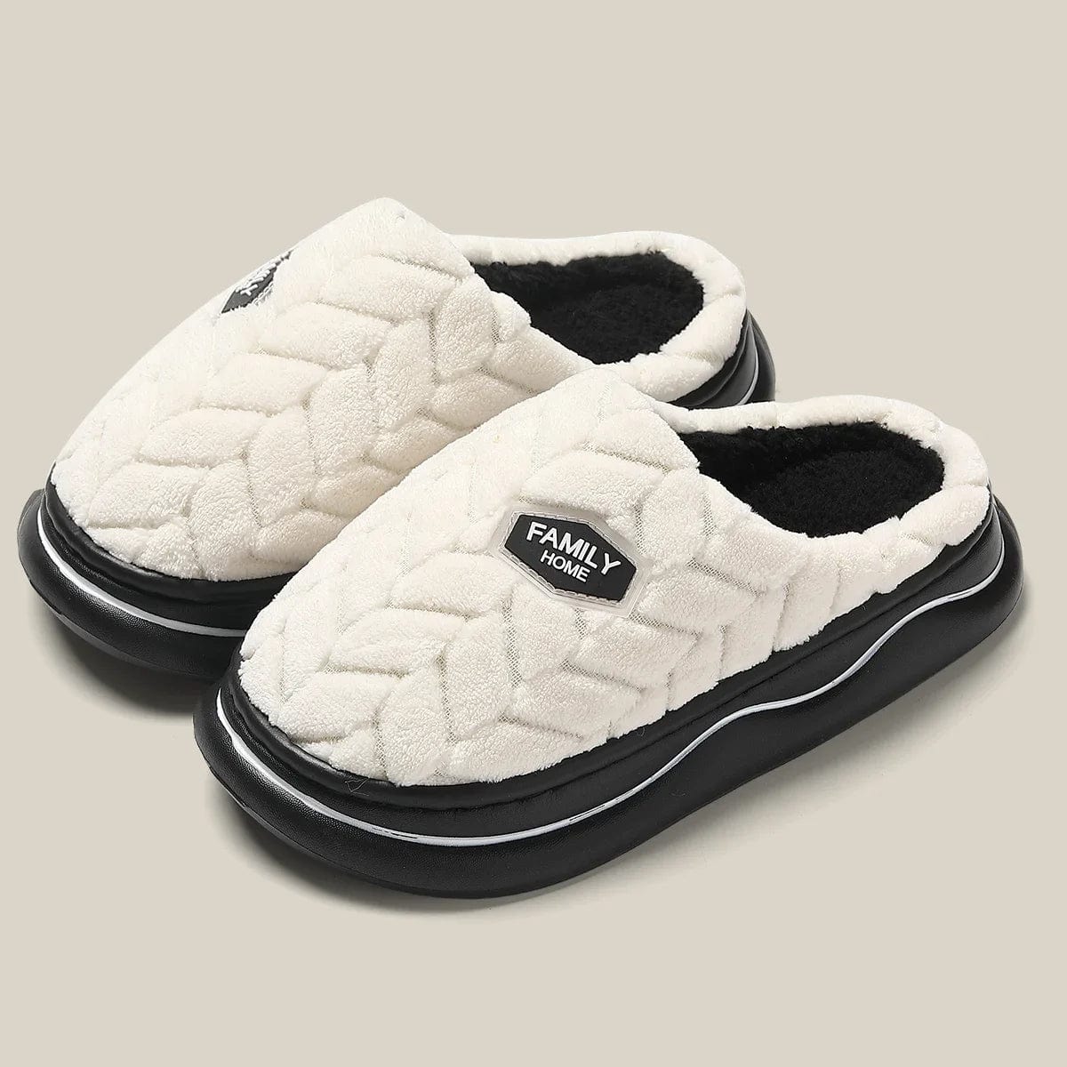 Pantoufles Femme Hiver Blanc / 36-37