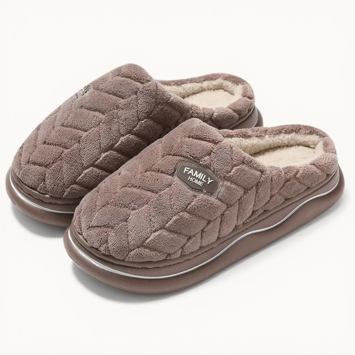 Pantoufles Femme Hiver Marron / 40-41