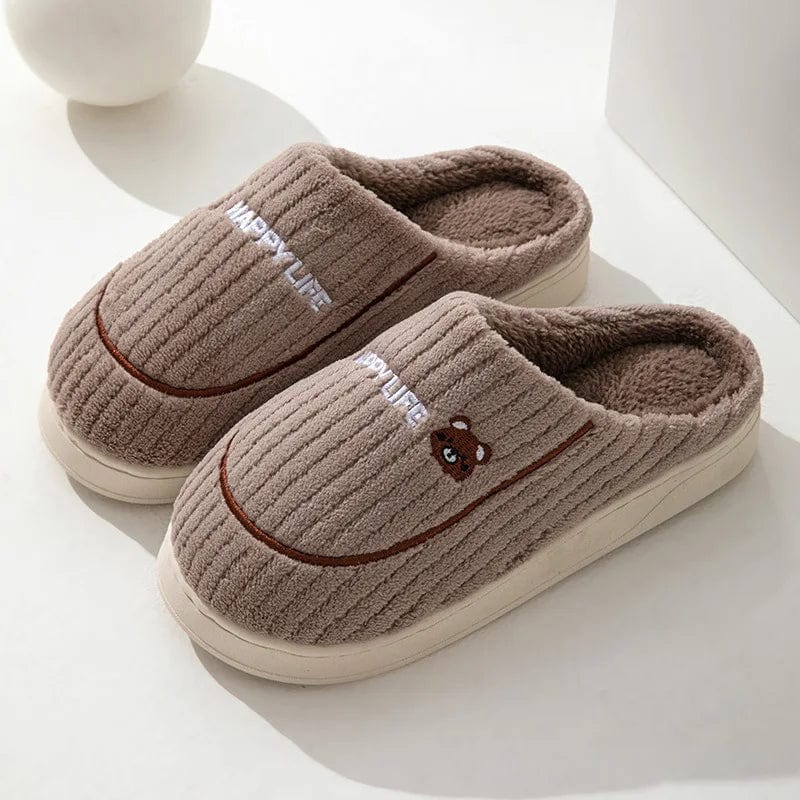 Pantoufles Hiver Marron / 34-35