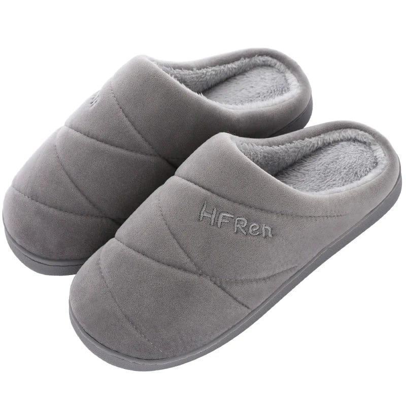 Pantoufles Unisex Hiver Gris / 45-46