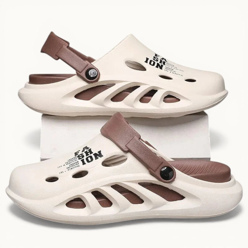 Sabot chausson homme Beige/Marron / 36-37