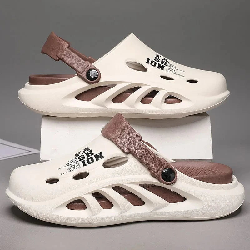 Sabot chausson homme Beige/Marron / 36-37