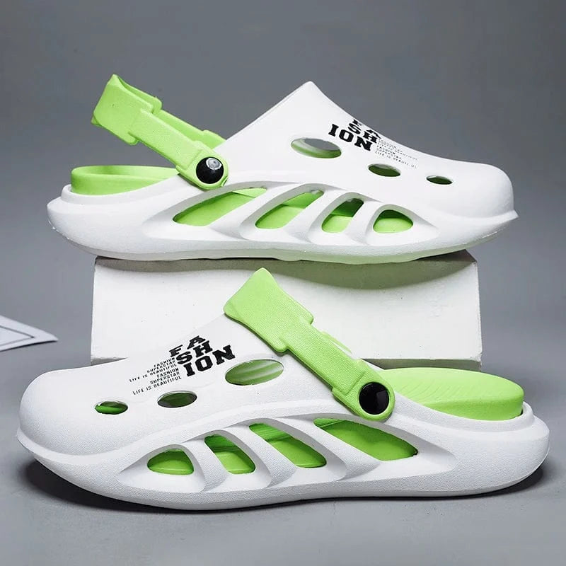 Sabot chausson homme Blanc/Vert / 36-37