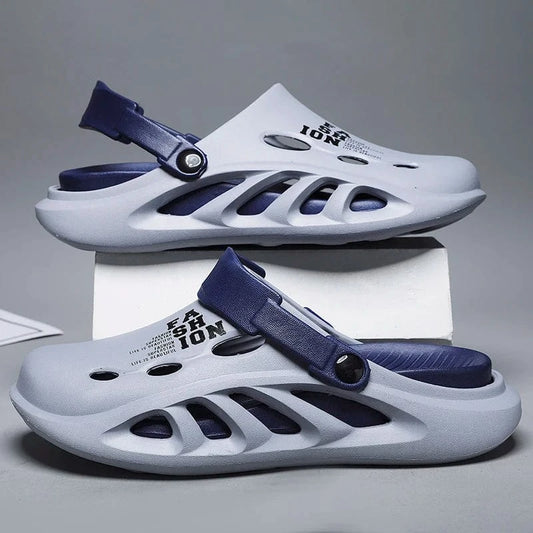 Sabot chausson homme Gris/Bleu / 36-37